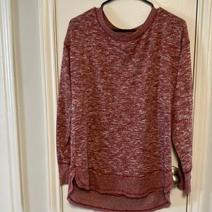 Knox Rose marbled red pullover
